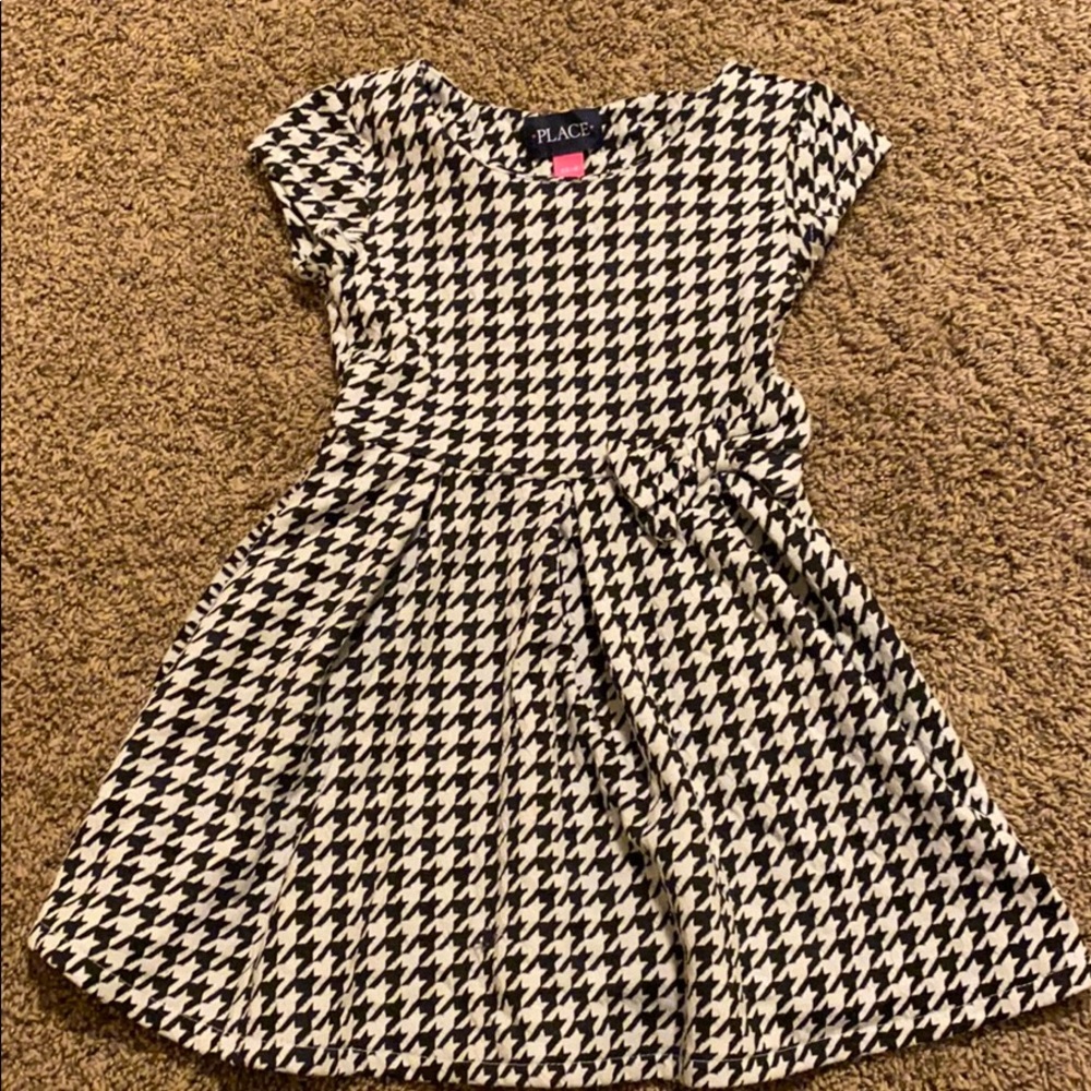 Girls Houndstooth Dress 🖤